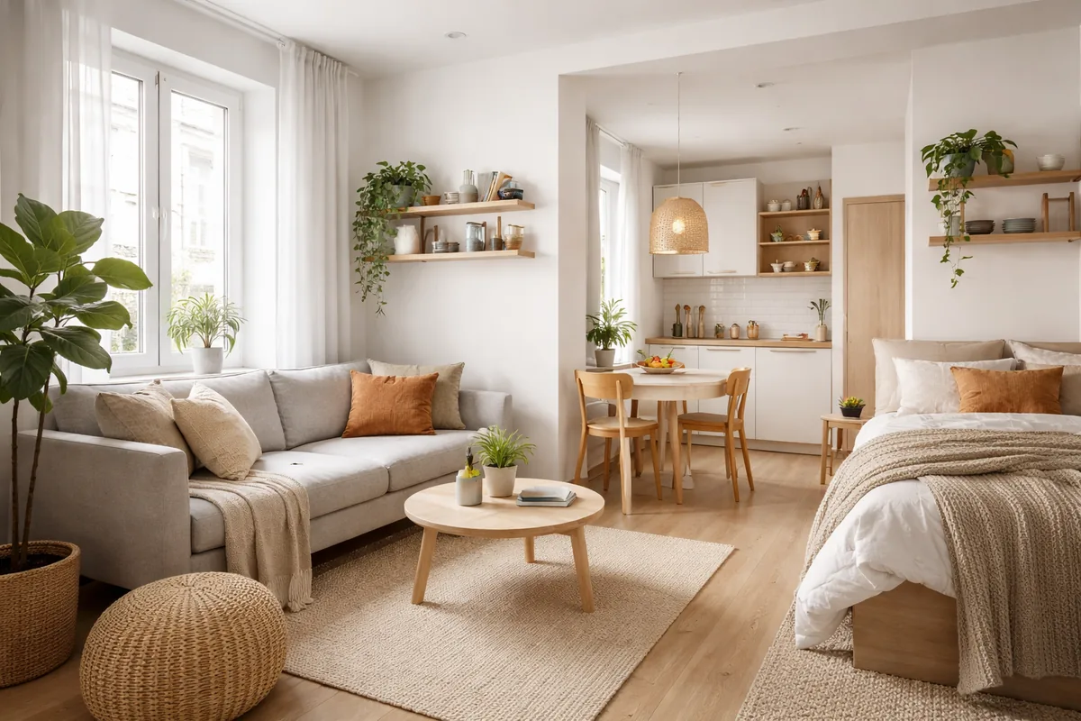 Comment aménager un petit appartement urbain de 30 m²